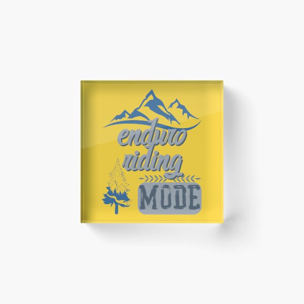 Item preview, enduro riding mode, forest river sun inside tree pine designed and sold by movie-popcorn.
