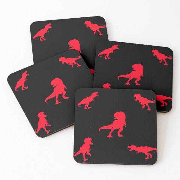 Item preview, Copy of Tyrannosaurus Rex Pattern - Red - Available on socks mugs shirts stickers and more designed and sold by Dude Stuff.