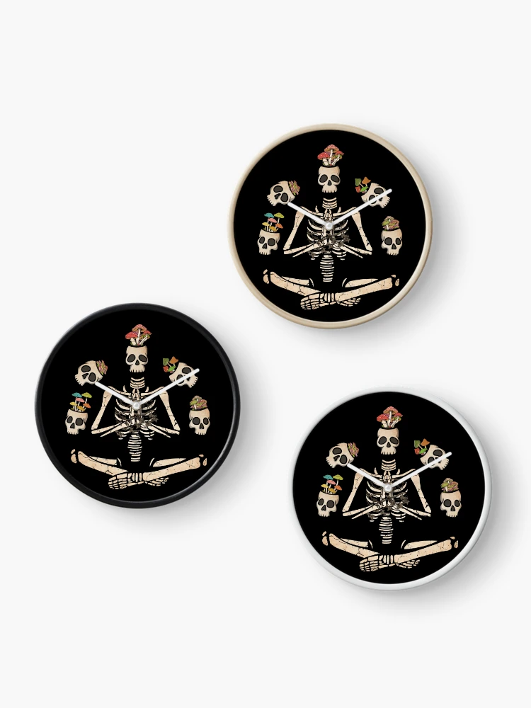Thumbnail 3 of 4, Clock, Skeleton Life Sublimation designed and sold by TargetBox.