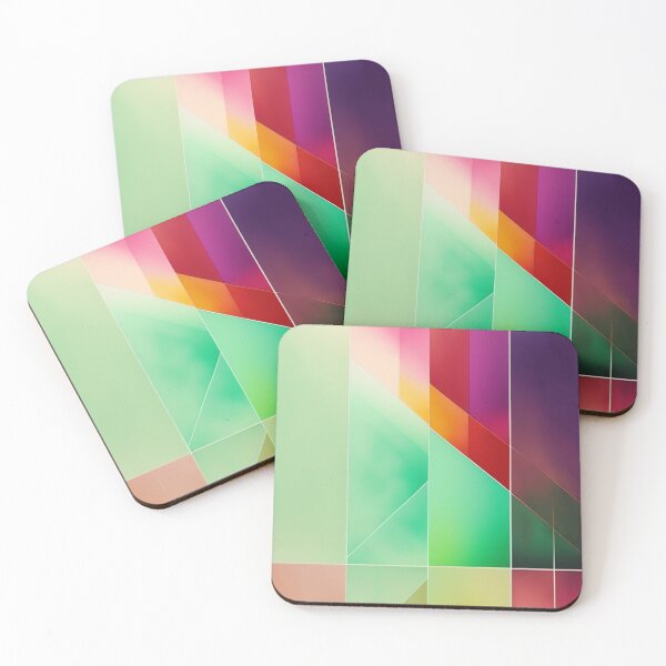Item preview, Colorful Multi Color abstract watercolor shapes organic geometric pattern 48 designed and sold by vishalraifx.