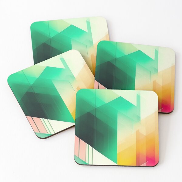 Item preview, Colorful Multi Color abstract watercolor shapes organic geometric pattern 49 designed and sold by vishalraifx.