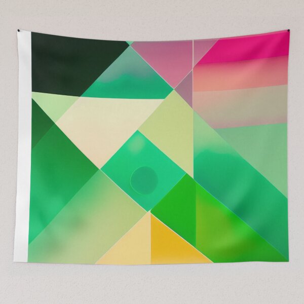 Item preview, Colorful Multi Color abstract watercolor shapes organic geometric pattern 51 designed and sold by vishalraifx.