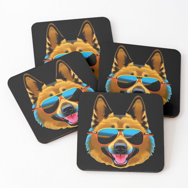 Item preview, German Shepherd wearing sunglasses, Ai Generated Art  designed and sold by ACC .