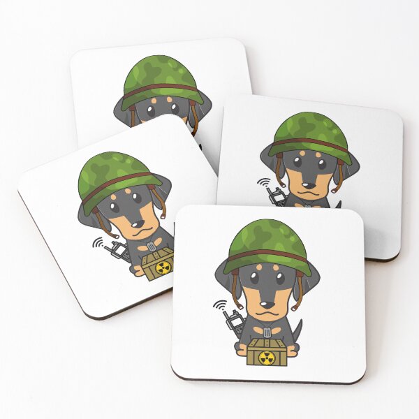 Item preview, Army Soldier dachshund designed and sold by Pet Station.