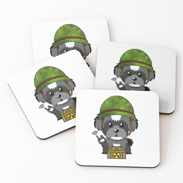 Item preview, Army Soldier schnauzer designed and sold by Pet Station.