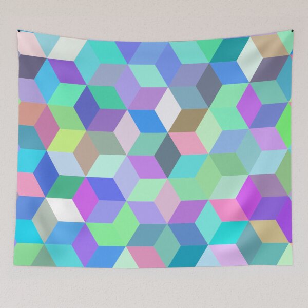 Item preview, Cube Mosaic designed and sold by TotallyRetroArt.