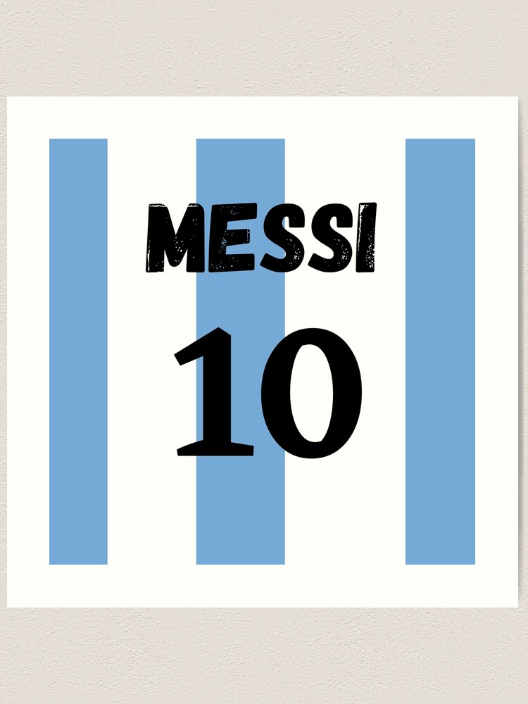 adidas Argentina Home 3 Star Messi 10 KIDS Jersey 2023 incl. FIFA Patch  (Official Printing)