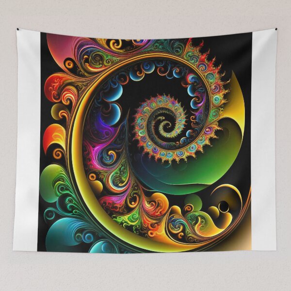 Item preview, Fractal 0002, Ethereal Mandelbrot fractal design, featuring mesmerizing patterns and infinite depth designed and sold by randycolby.