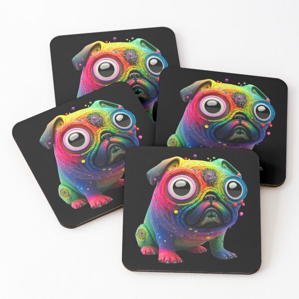 Item preview, Pug-tastic Rainbow designed and sold by Artistic Pandas.