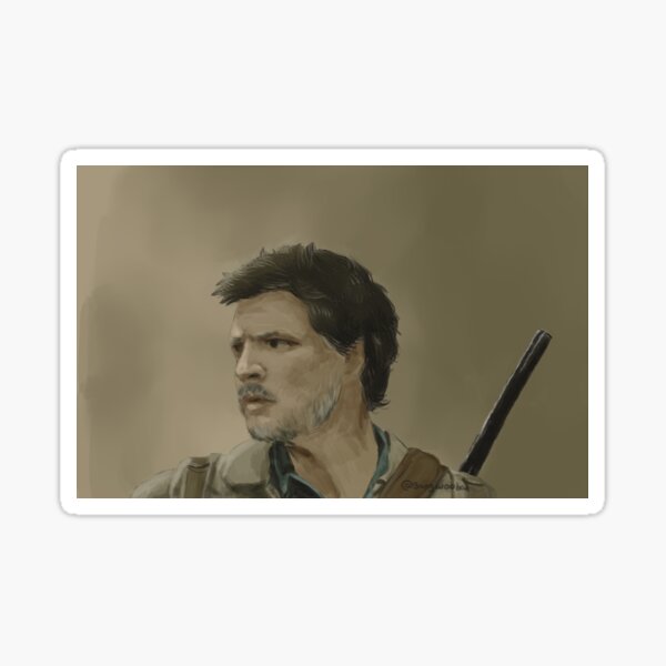 Joel fanart (HBO TLOU) Sticker