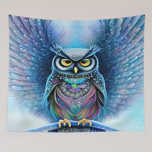 Item preview, Winter Mystical Owl designed and sold by Travelslightly.