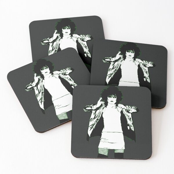 Item preview, Siouxsie Sioux with Neon Green Glow designed and sold by Rasmenia.
