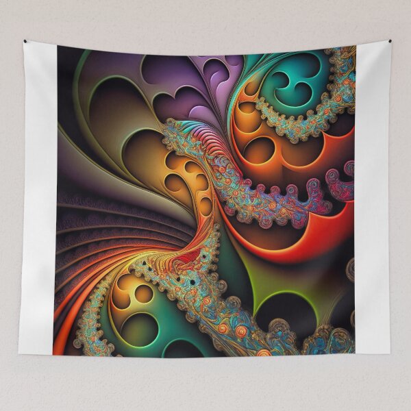 Item preview, Fractal 0004, Gorgeous Mandelbrot fractal, featuring intricate details and endless complexity designed and sold by randycolby.