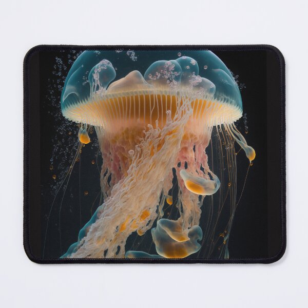 Item preview, Jellyfish Whispers: A captivating display of oceanic art designed and sold by AstralArtisan.