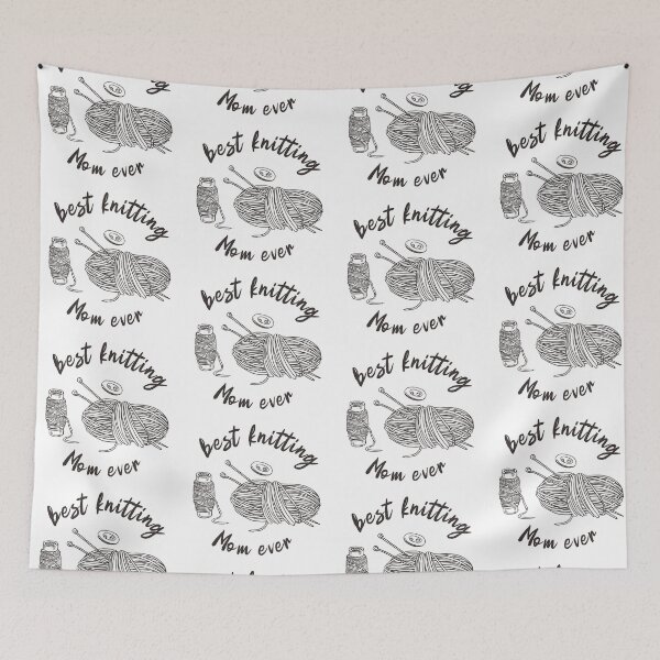 Item preview, Best Knitting Mom Ever designed and sold by maseeva.