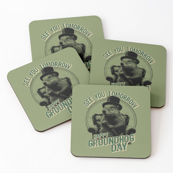 Item preview, Vintage Happy Groundhog Day Early Spring Prediction Festival designed and sold by MintaApparel.
