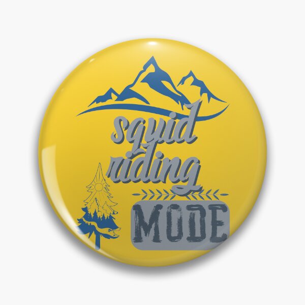 Item preview, squid riding mode, forest river sun inside tree pine designed and sold by movie-popcorn.
