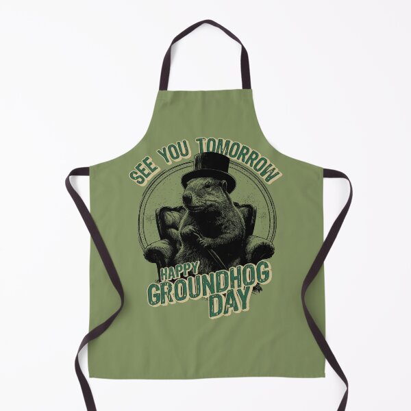 Item preview, Vintage Happy Groundhog Day Early Spring Prediction Festival designed and sold by MintaApparel.