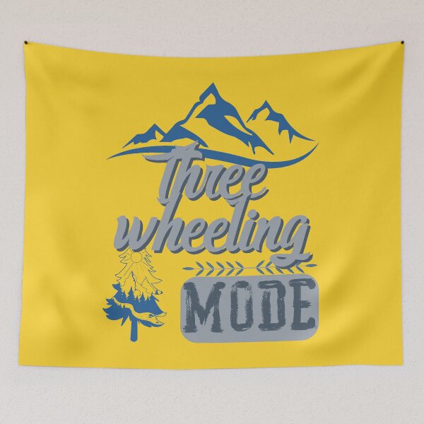 Item preview, three wheeling mode, forest river sun inside tree pine designed and sold by movie-popcorn.