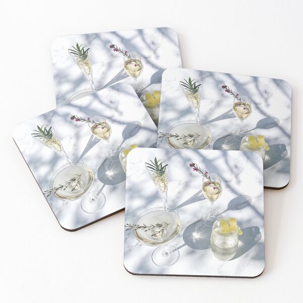 Item preview, Drinks, Marble Background  designed and sold by newburyboutique.