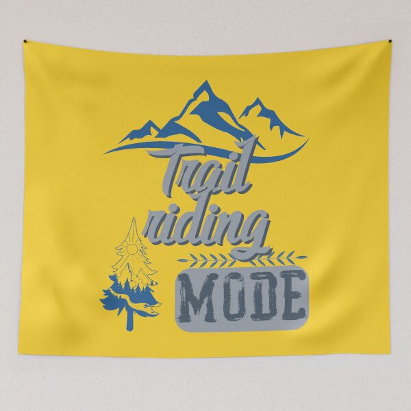 Item preview, trail riding mode, forest river sun inside tree pine designed and sold by movie-popcorn.