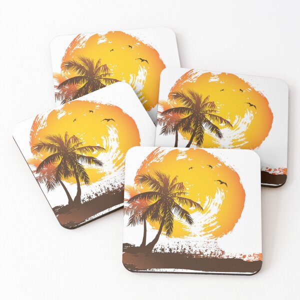 Item preview, Palm trees and sun, print. designed and sold by Senior-Kuzmin.