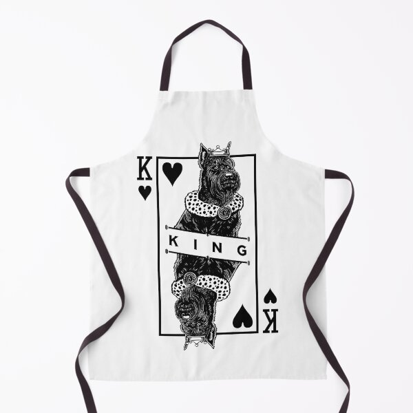 Item preview, Giant Schnauzer King Of Hearts Funny Dog Lover Pop Art designed and sold by GrandeDuc.