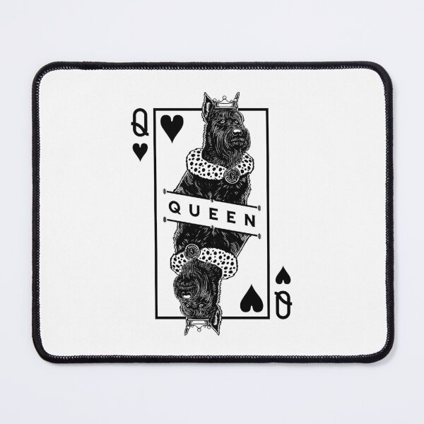 Item preview, Giant Schnauzer Queen Of Hearts Funny Dog Lover Pop Art designed and sold by GrandeDuc.