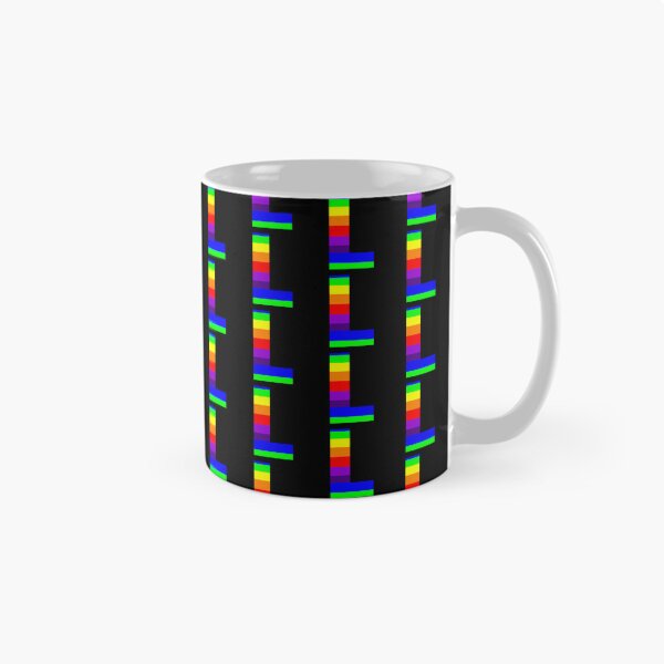 Item preview, The Letter L Rainbow on Black 5748 designed and sold by Art in My Loft.