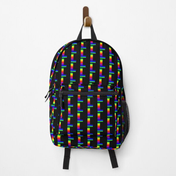 Item preview, The Letter L Rainbow on Black 5748 designed and sold by Art in My Loft.