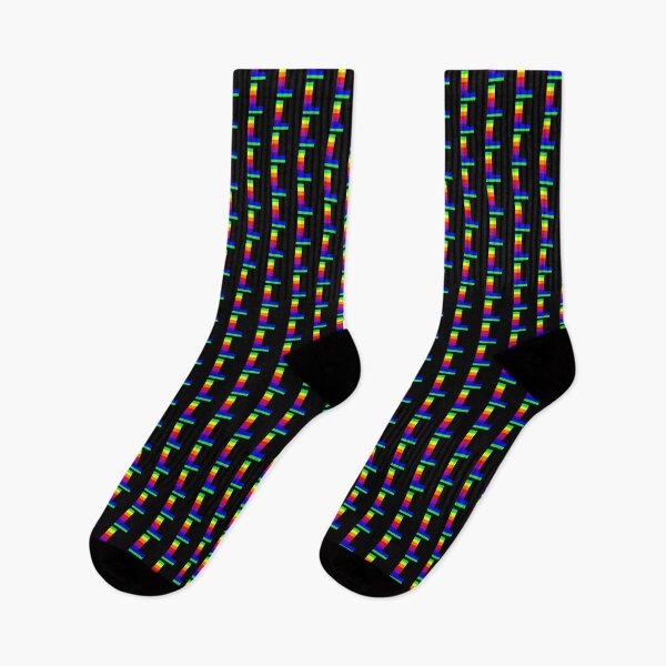 Item preview, The Letter L Rainbow on Black 5748 designed and sold by Art in My Loft.