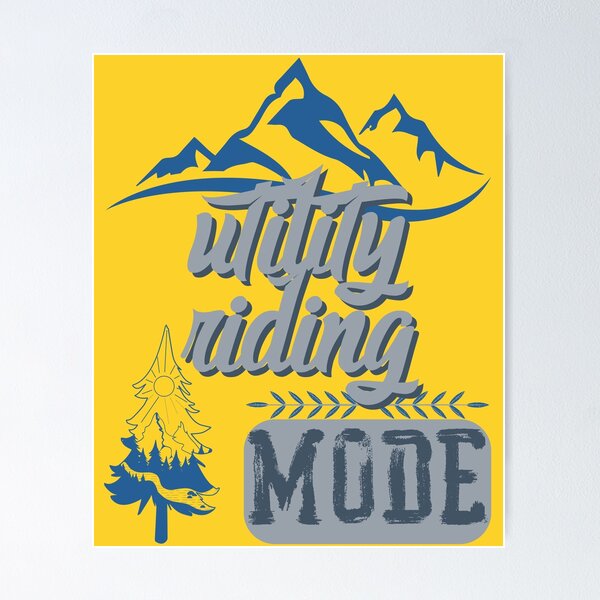 Item preview, utility riding mode, forest river sun inside tree pine designed and sold by movie-popcorn.