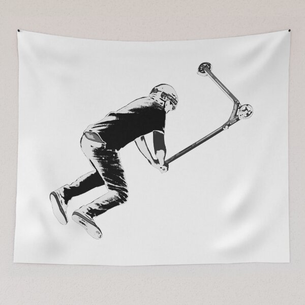 Item preview, Holding On! - Stunt Scooter Move designed and sold by NaturePrints.
