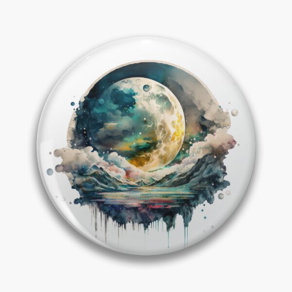 Item preview, Lunar Reflections - Moon lake designed and sold by Ideationing.
