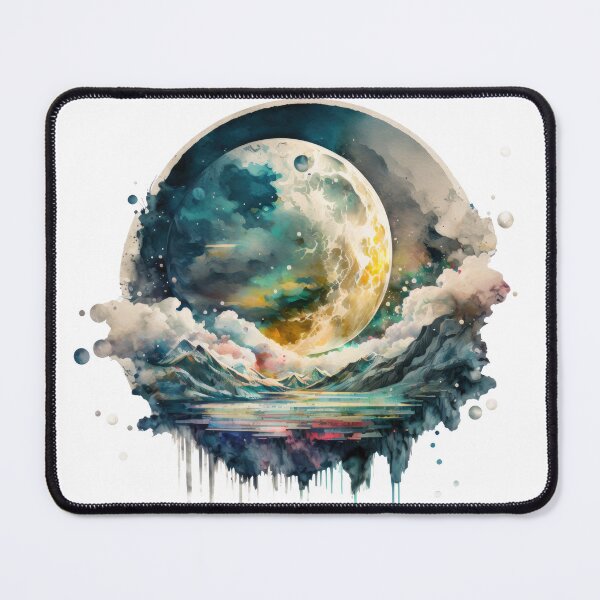 Item preview, Lunar Reflections - Moon lake designed and sold by Ideationing.