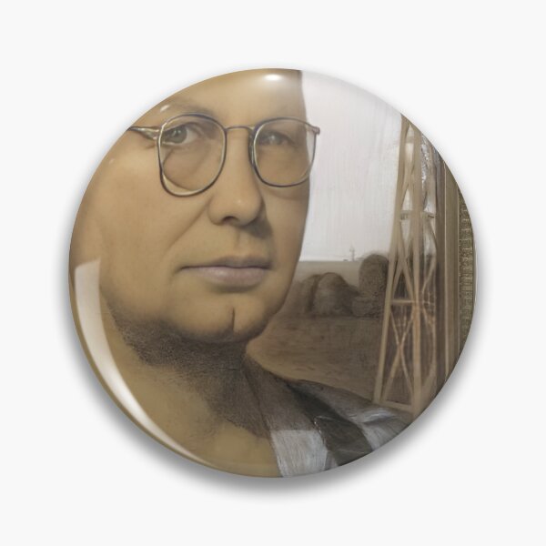 Item preview, Grant Wood  A self portrait  Sketch designed and sold by TeeARTHY.