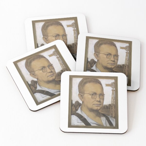 Item preview, Grant Wood  A self portrait  Sketch designed and sold by TeeARTHY.