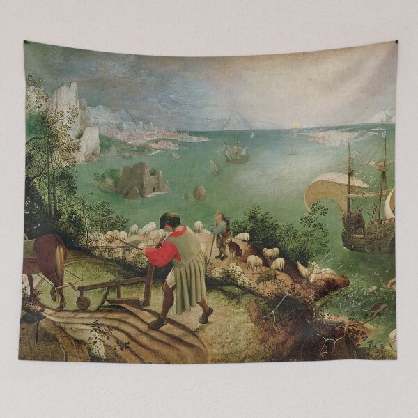 Aperçu de l'œuvre Pieter Bruegel Icare créée et vendue par faewildlingart.