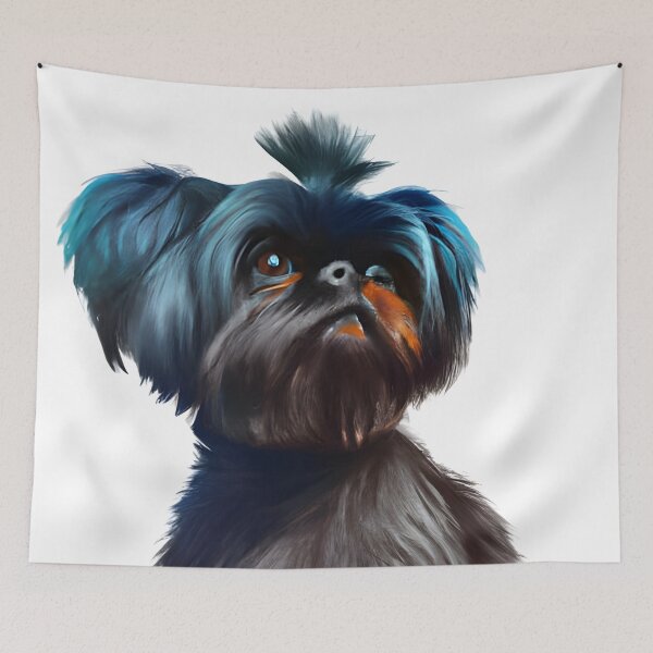 Item preview, Affenpinscher, charcoal drawing, Ai Generated Art  designed and sold by ACC .