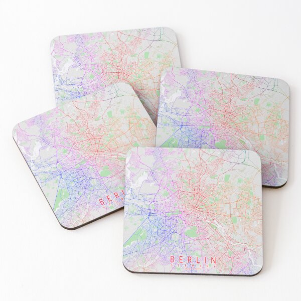 Item preview, Berlin City Map of Germany - Colorful designed and sold by deMAP.