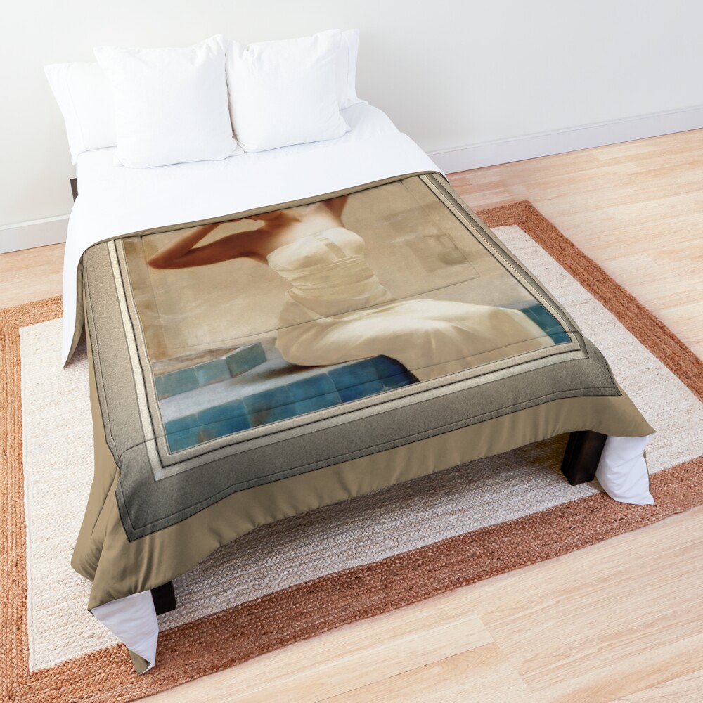 At The Bath by Theodoros Ralli Remastered Xzendor7 Classical Art Old Masters Reproductions Comforter