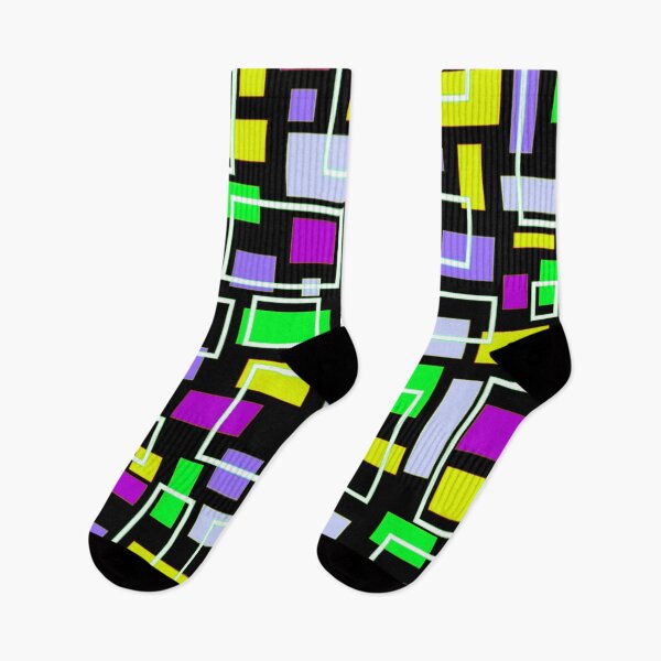 Item preview, 80s Inspired Rectangles designed and sold by TotallyRetroArt.