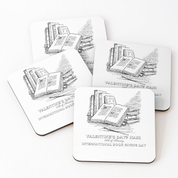 Item preview, Valentine's  Day? NAH!International Book Giving Day  Design  designed and sold by VandJStore.