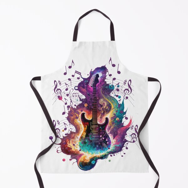 Item preview, A Rainbow of Music: T-Shirt Featuring a Colorful Guitar designed and sold by Johnsdesigns1.