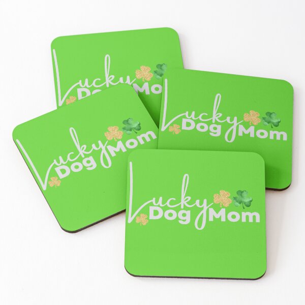 Item preview, Lucky Dog Mom. Luck Frenchie Mom. Irish Dog Mom designed and sold by Doggymadness.