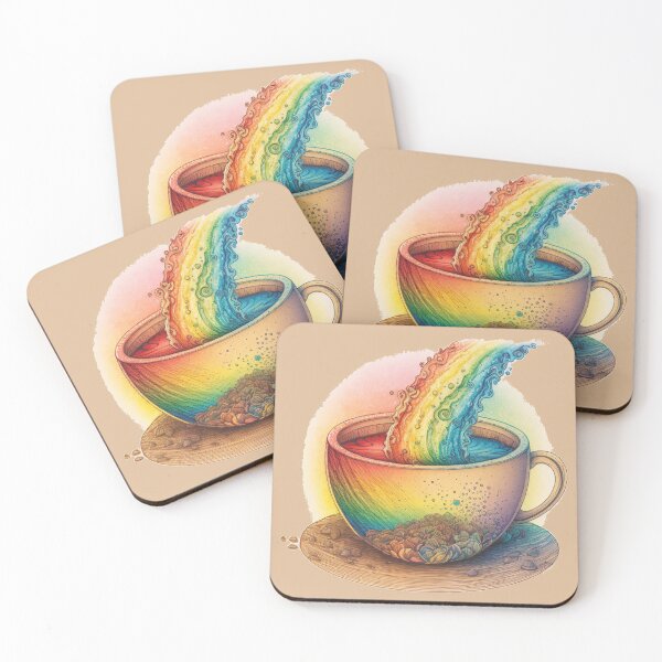 Item preview, Rainbow Tea Cup designed and sold by AxeWave.
