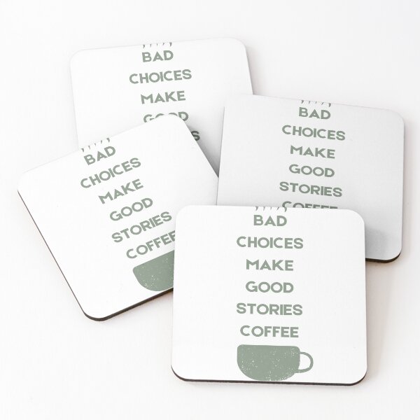 Item preview, Bad Choices Make Good Stories Coffee designed and sold by Hichem Ben Boubaker.