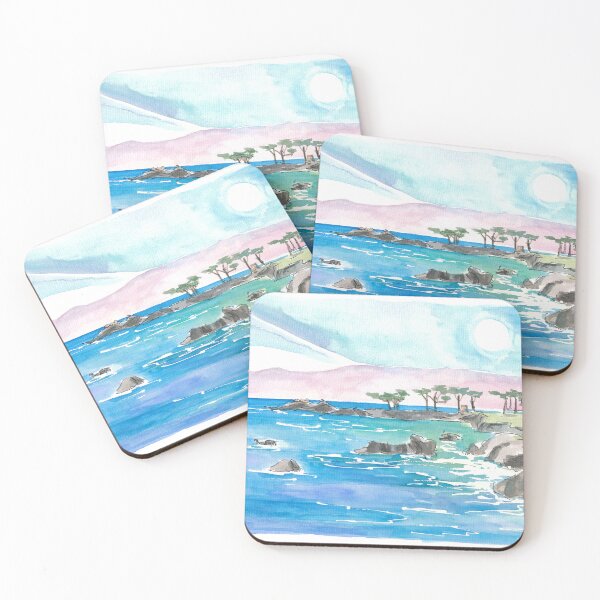 Item preview, California Pacific Coastal Scene near Monterey designed and sold by artshop77.