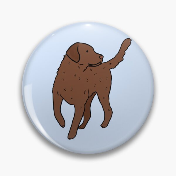 Artikelvorschau, Chesapeake Bay Retriever-Hundeillustration entworfen und verkauft von Yarafantasyart.