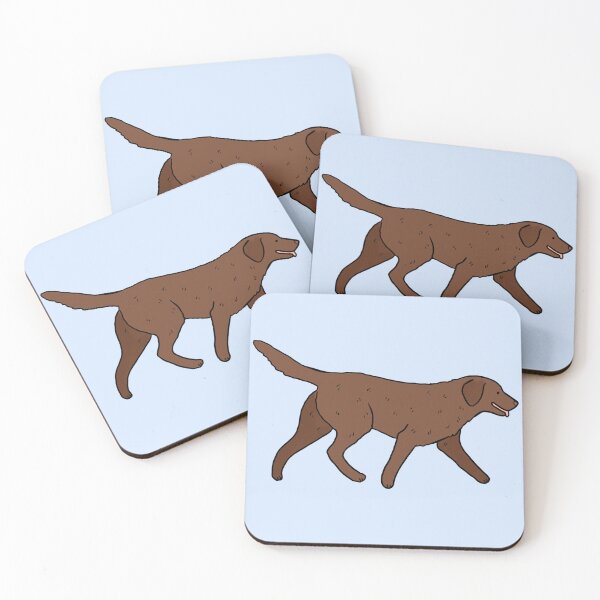 Item preview, Chesapeake Bay Retriever dog illustration  designed and sold by Yarafantasyart.